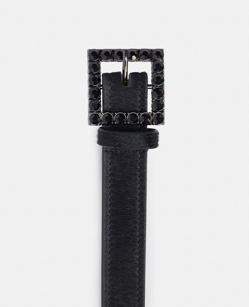 BUCKLE BELT WITH RHINESTONES