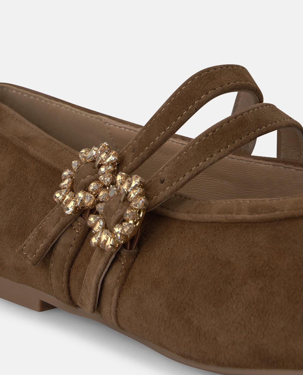 BALLERINE IN PELLE CON DOPPIA FIBBIA