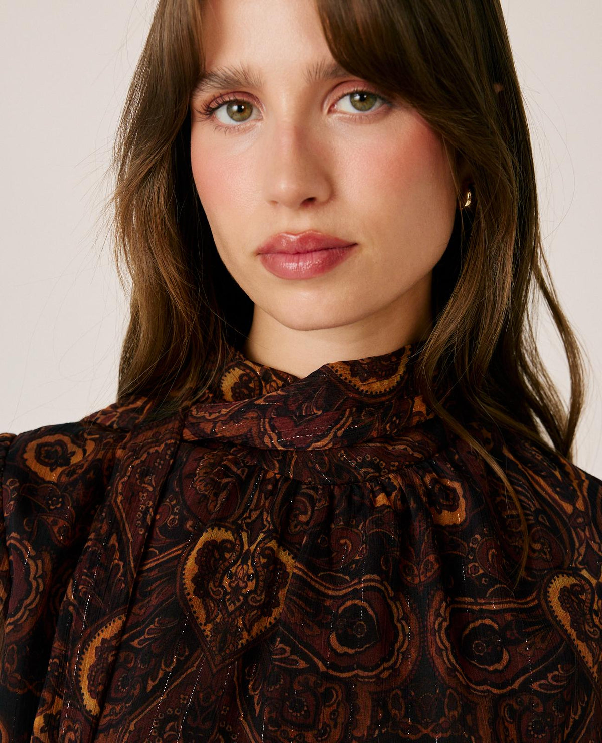 BLUSA GASA ESTAMPADO PAISLEY