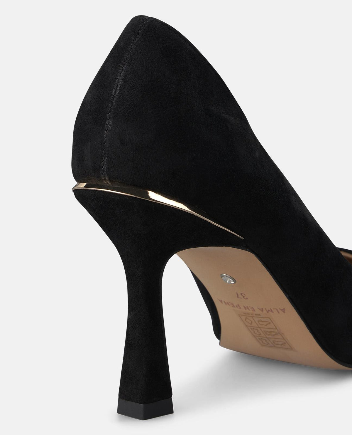 SCARPA CON TACCO A SPILLO IN PELLE