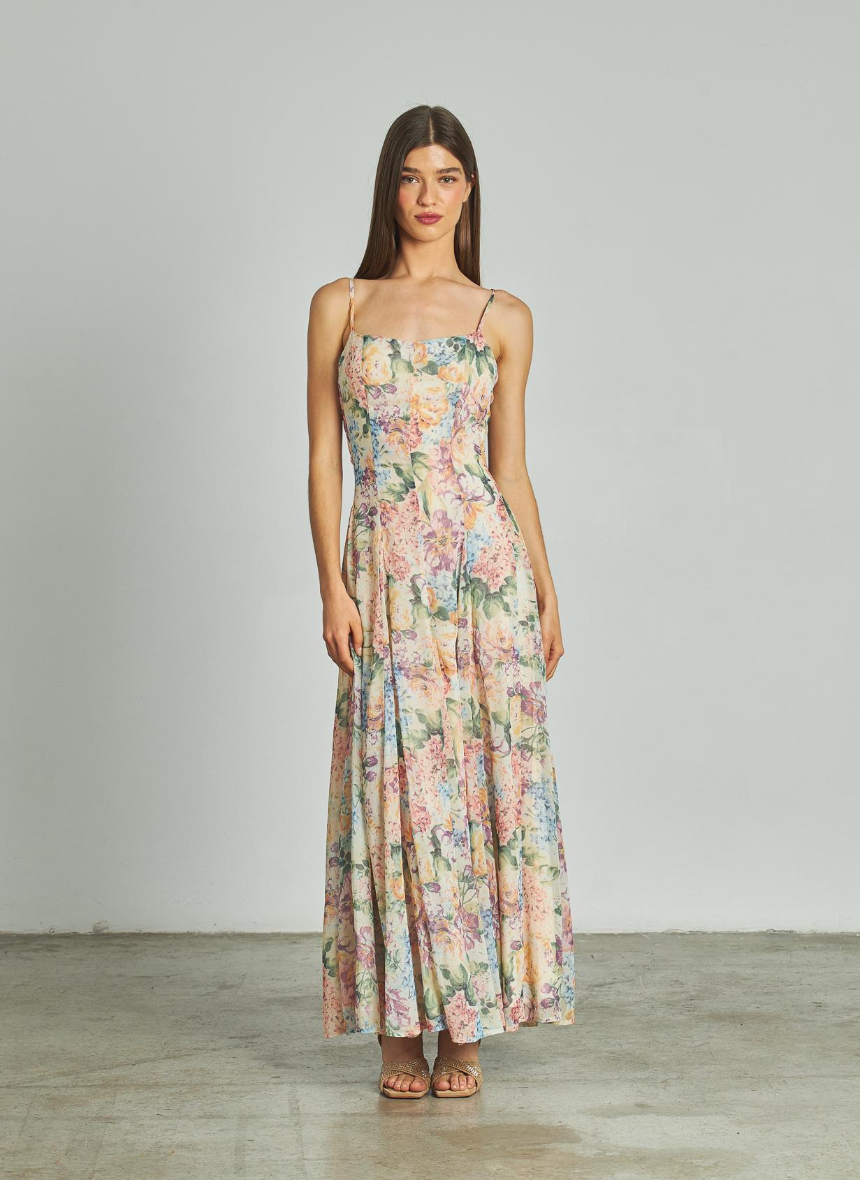 MIDI STRAPS DRESS