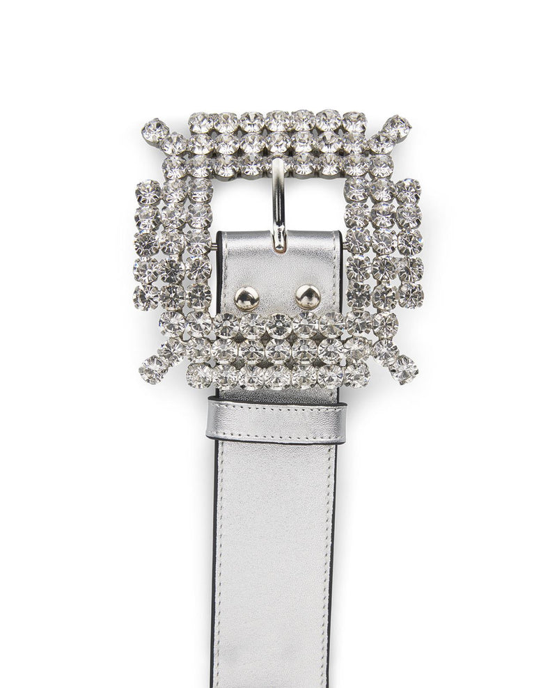 CEINTURE À BOUCLE EN STRASS