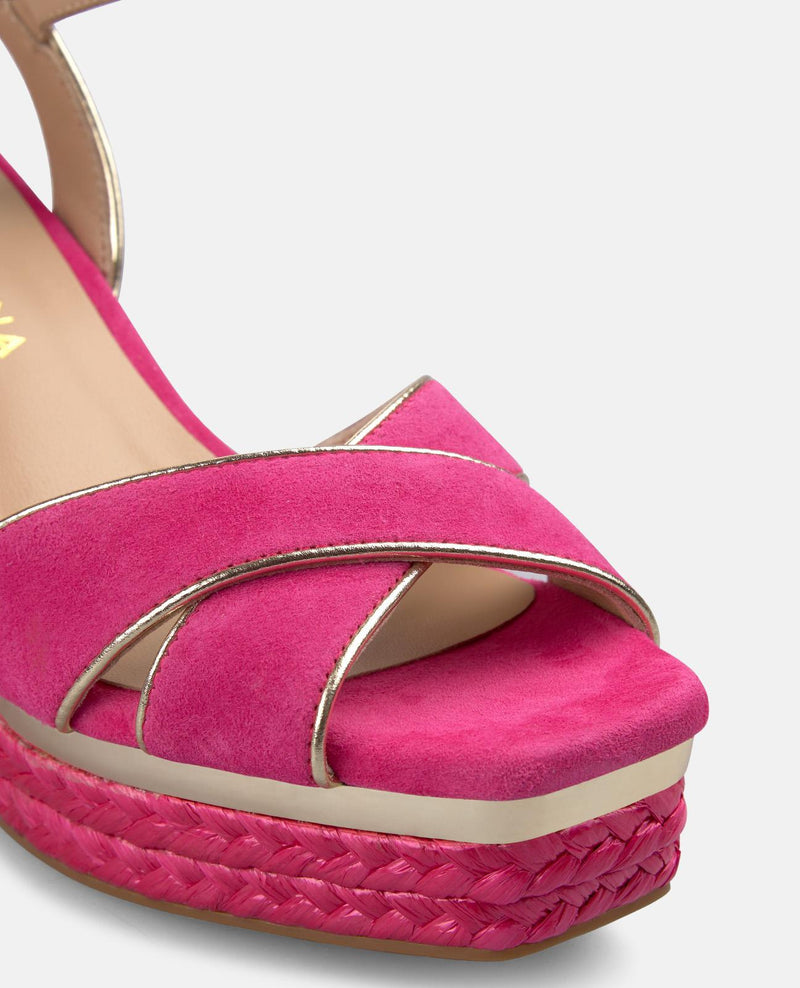 SANDALIA DE ESPARTO DOBLE TIRA CRUZADA