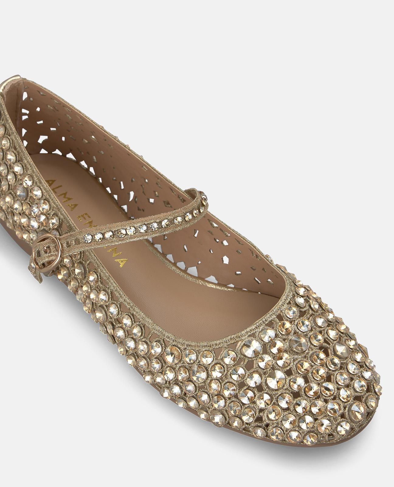BAILARINAS METALIZADAS CON TACHAS
