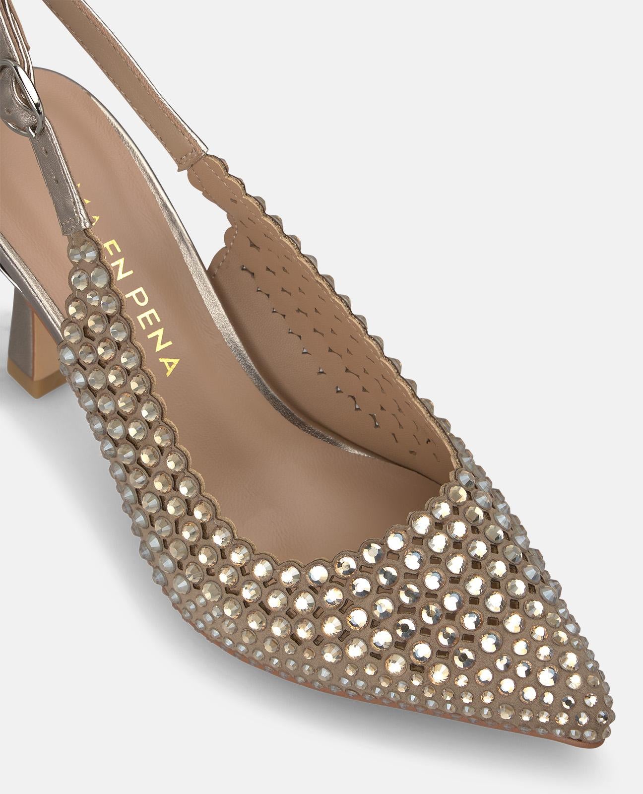 ZAPATO SALÓN CON DETALLES PEDRERÍA