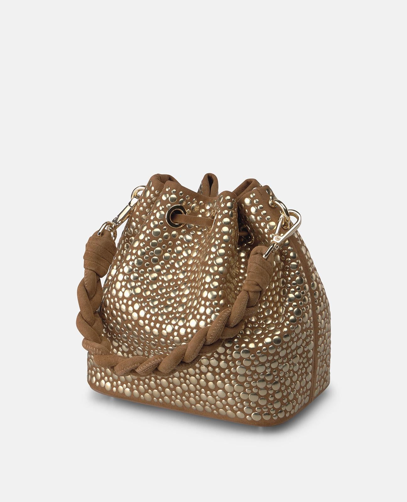BOLSO BOMBONERA TACHUELAS METÁLICAS