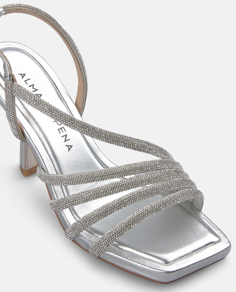 SANDALIA TUBULAR BRILLO