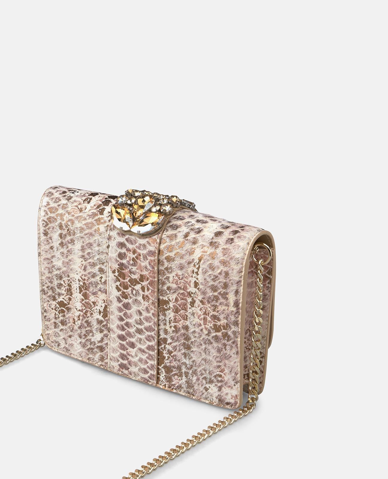 CLUTCH BAG WITH RHINESTONES
