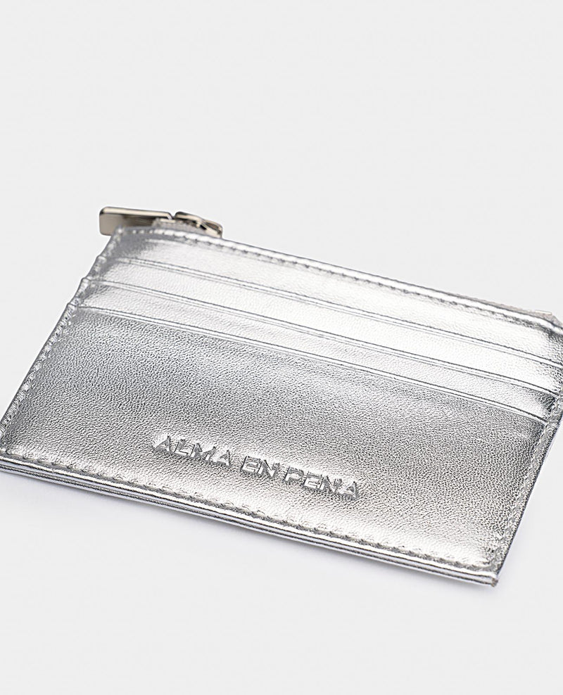 CARTERA TARJETERO CREMALLERA