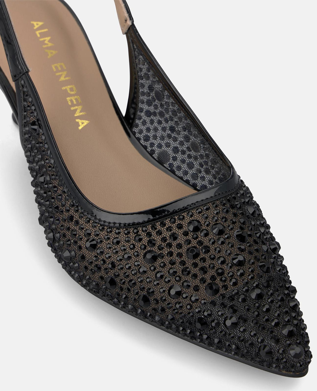 SCARPA Senza tallone con dettagli in strass