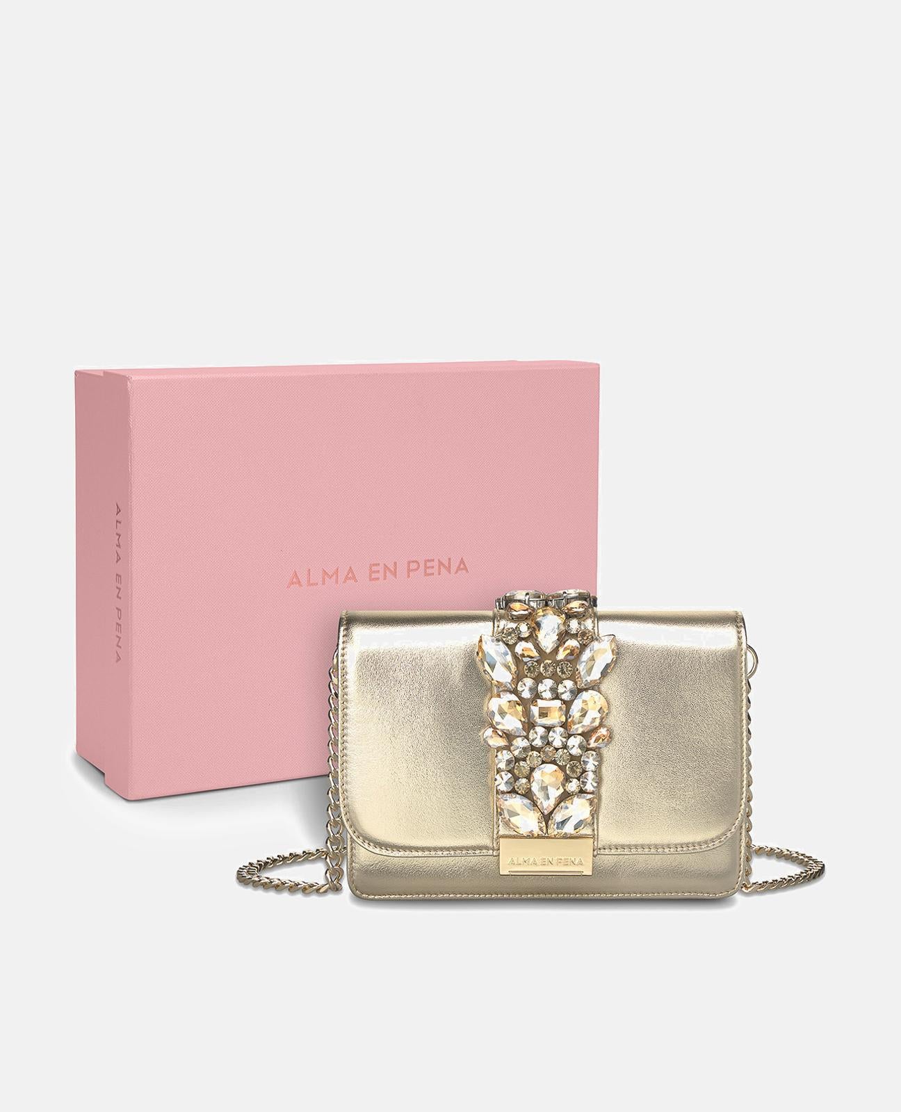 BOLSO TIPO CLUTCH PEDRERÍA