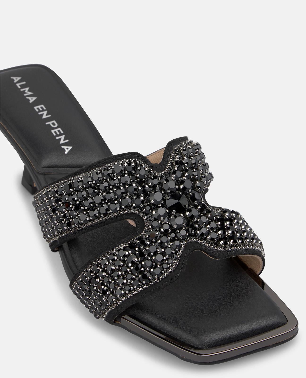 SANDALIA DOBLE TIRA PEDRERIA