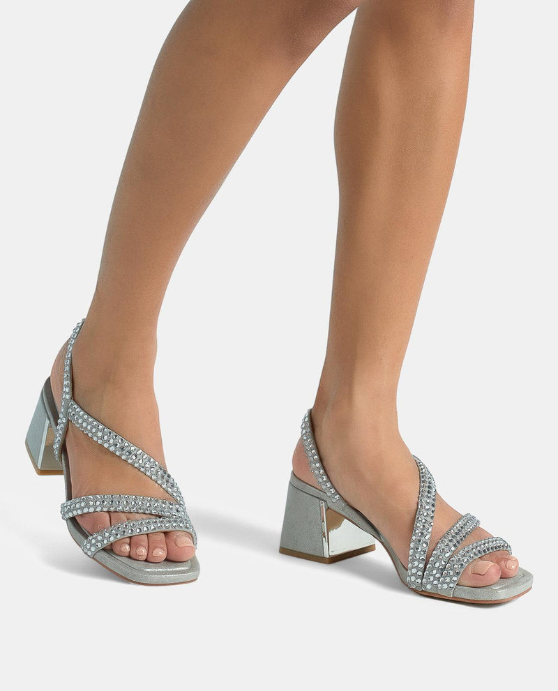 SANDALIA PEDRERÍA SIN CIERRE