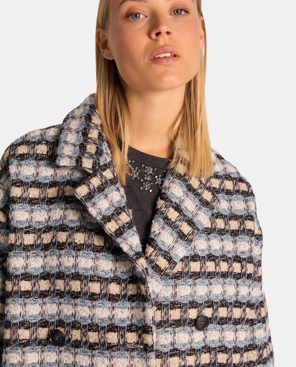 LONG DOUBLE-BREASTED COAT