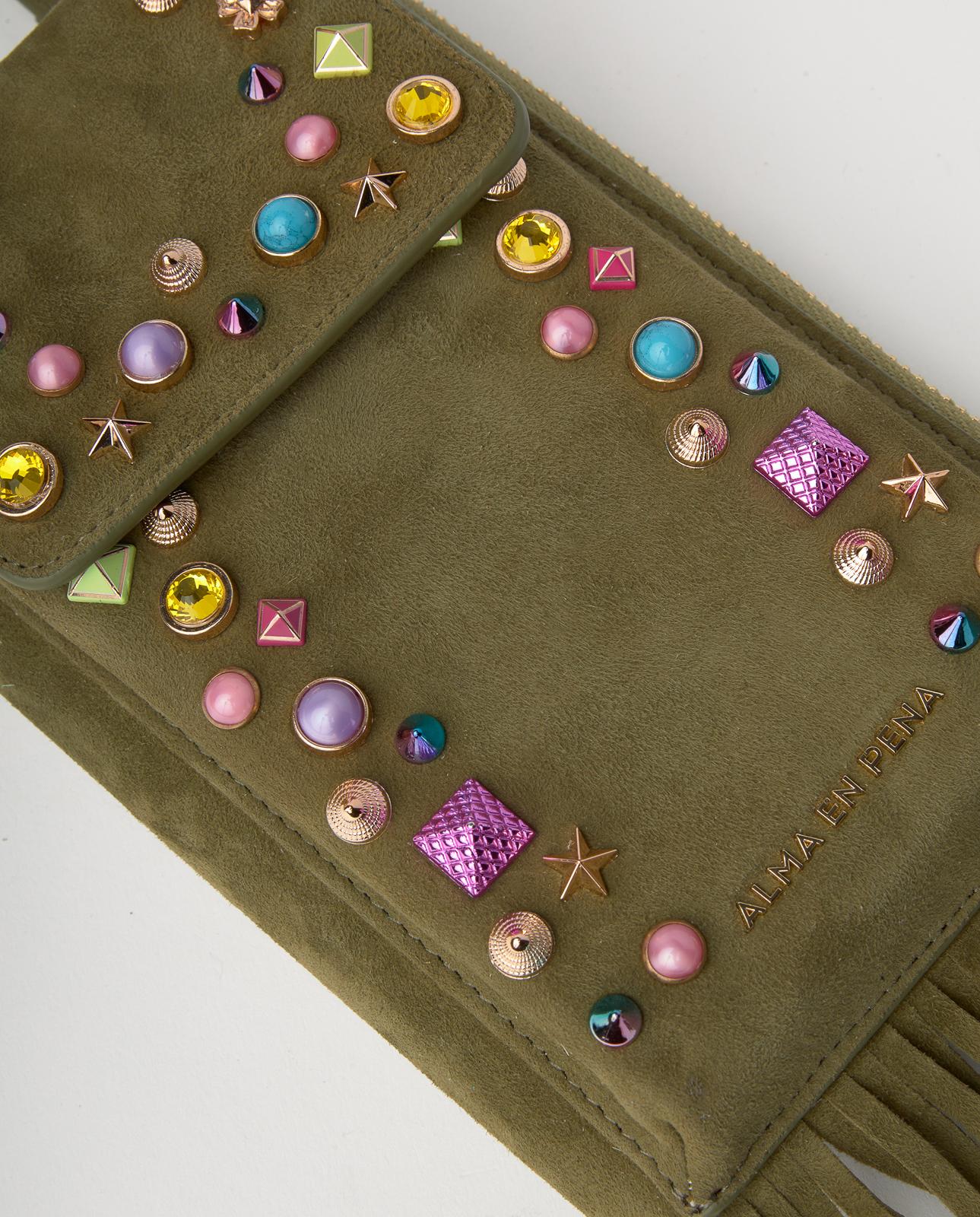 BOLSO CARTERA PEDRERÍA COLORES