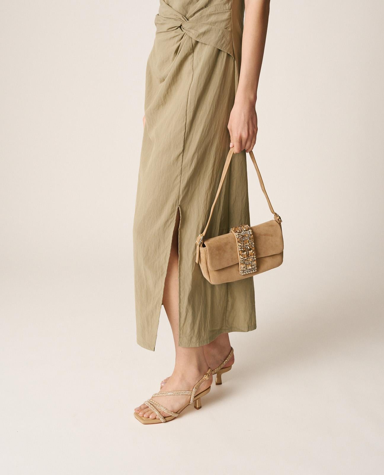 BOLSO DE HOMBRO DETALLE PEDRERÍA