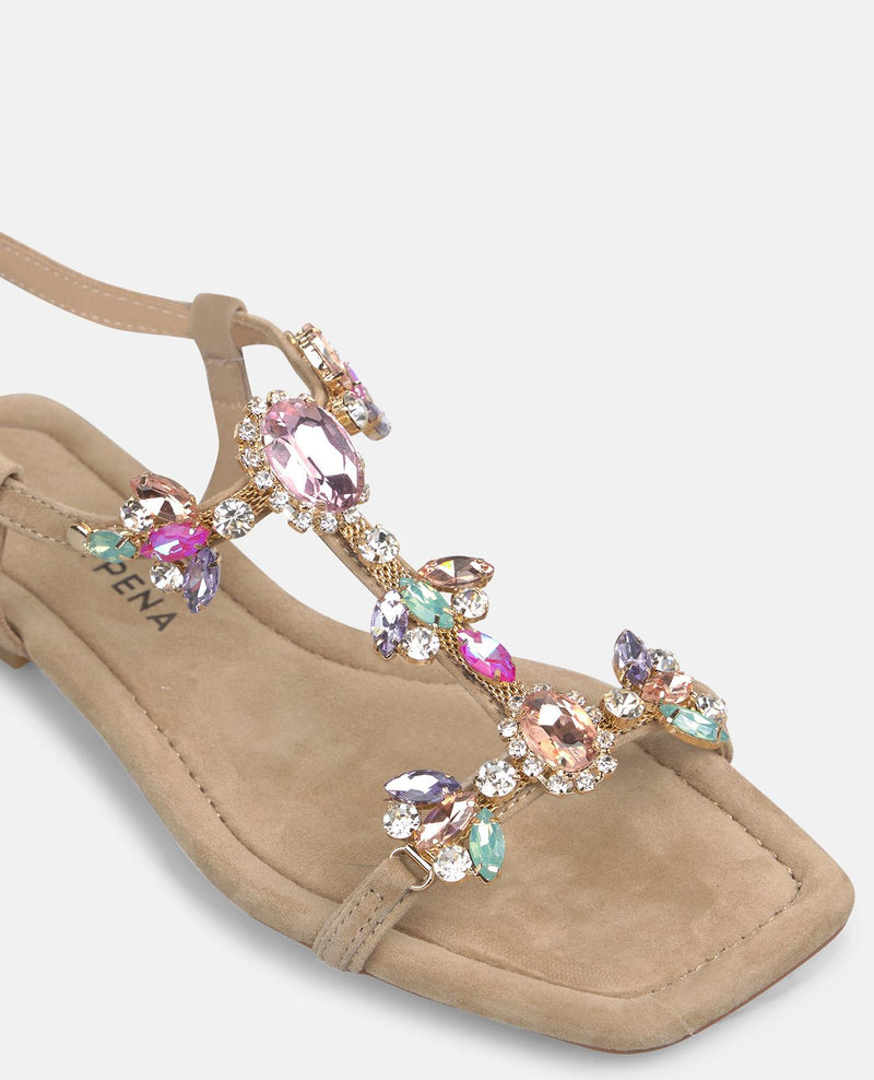 STRAppy SANDALS WITH JEWELRY