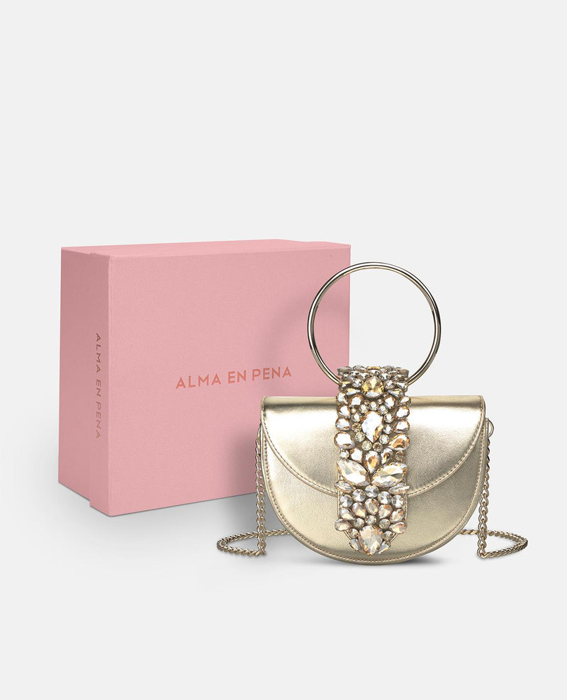 HALBMOND-JUWELENTASCHE