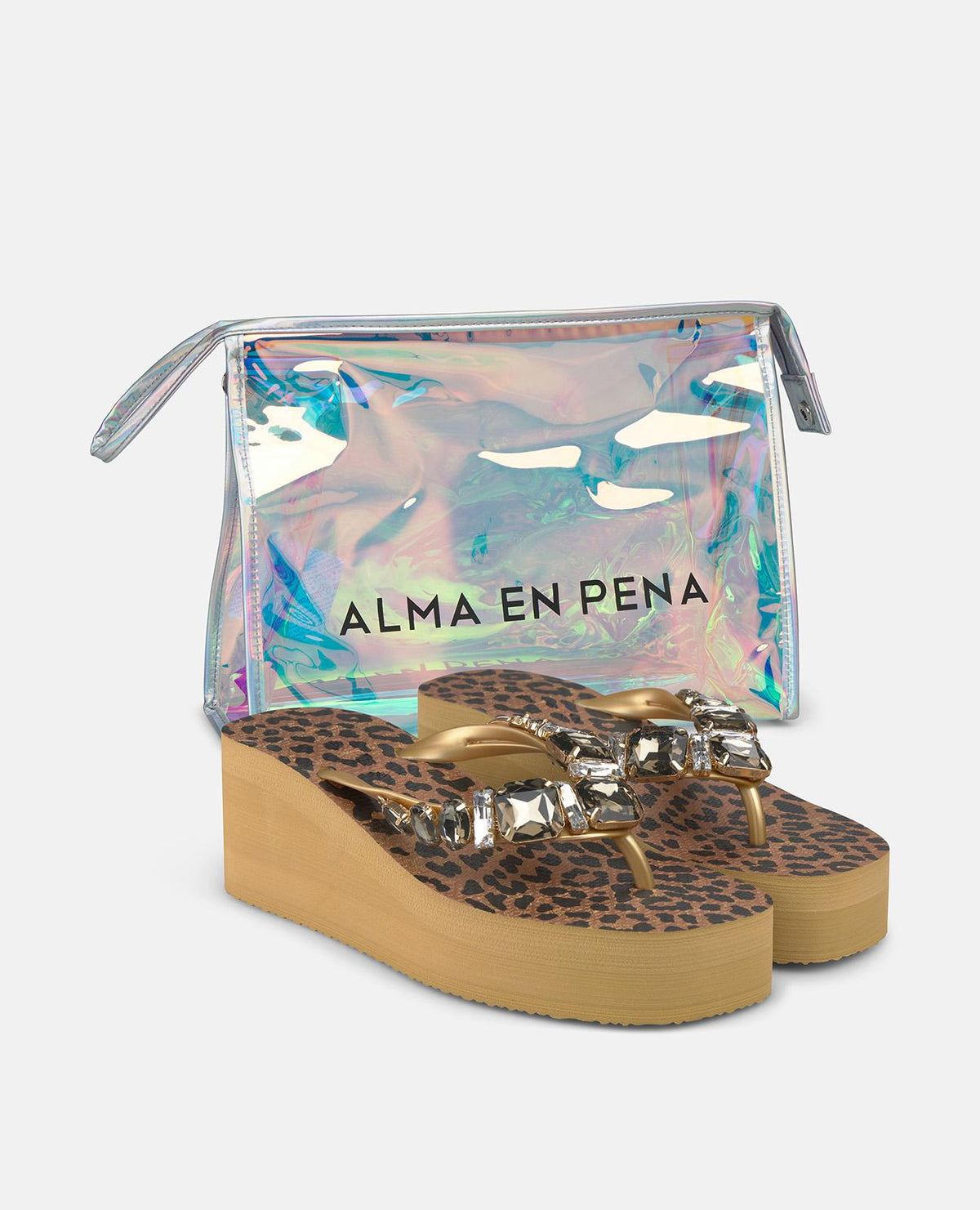 FLIP FLOP WITH JEWEL DETAILS