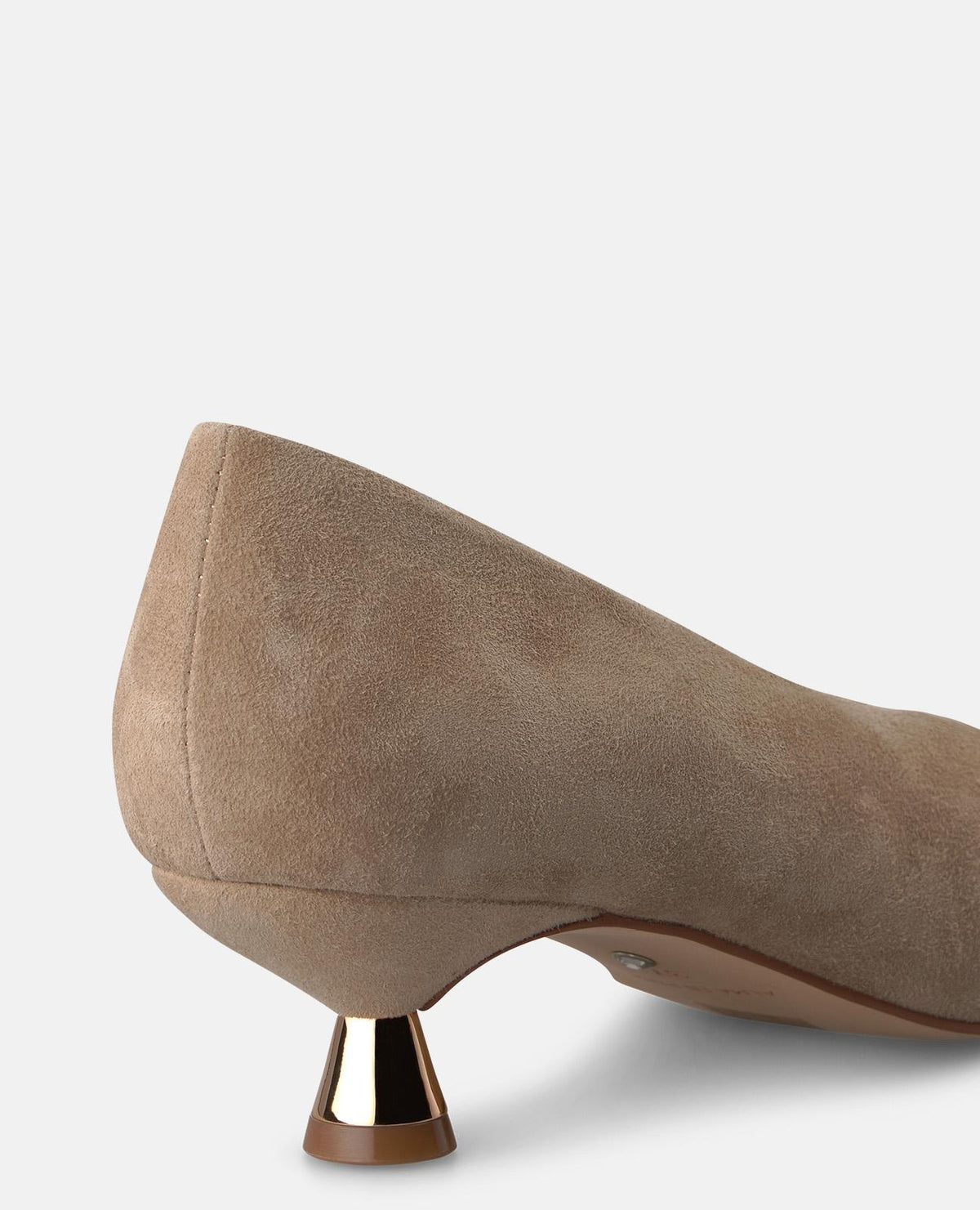 SCARPA CON TACCO "CHUPETE" IN PELLE SCAMOSCIATA