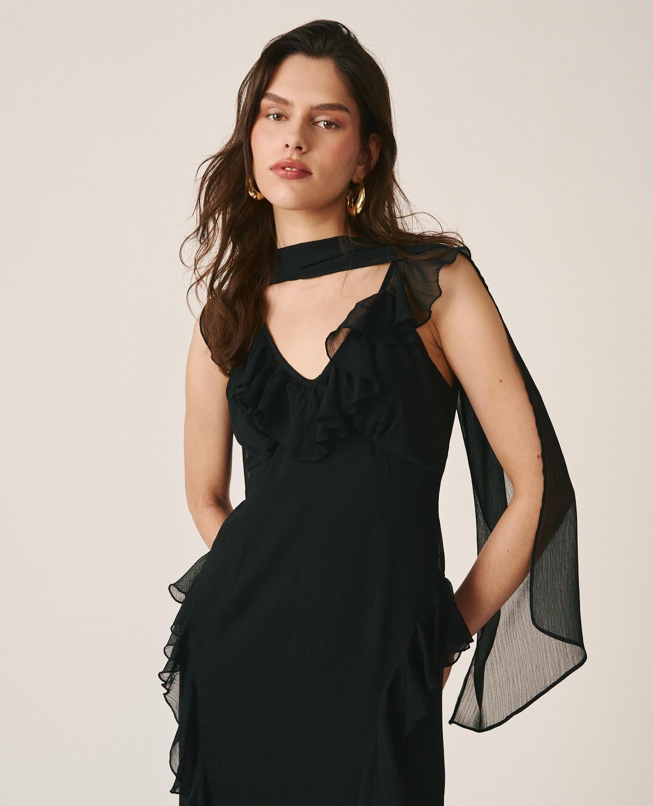 RUFFLE DRESS