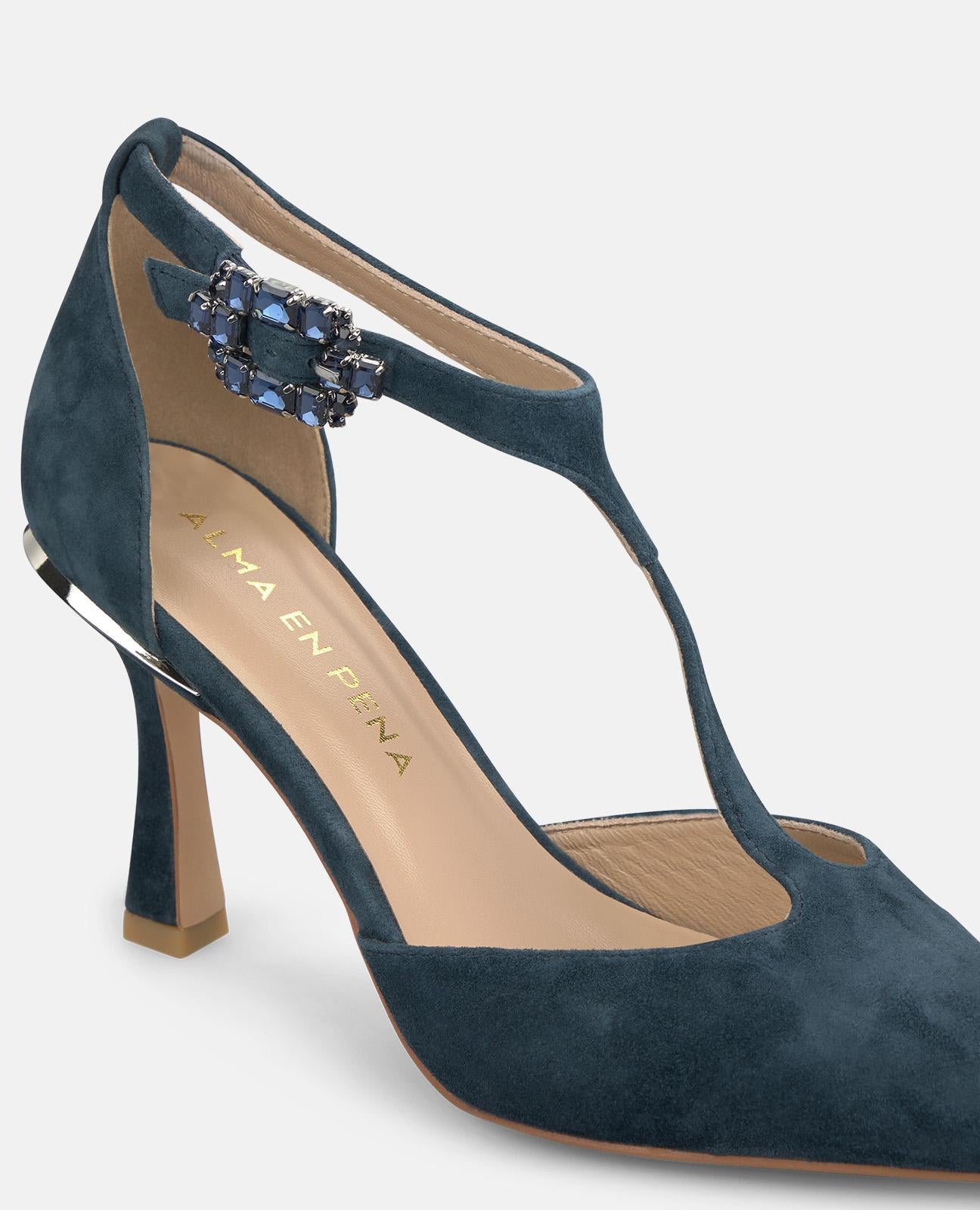 SALON CON HEBILLA DE PEDRERIA