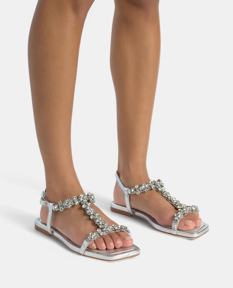 SANDALIA ABALORIOS MULTICOLOR