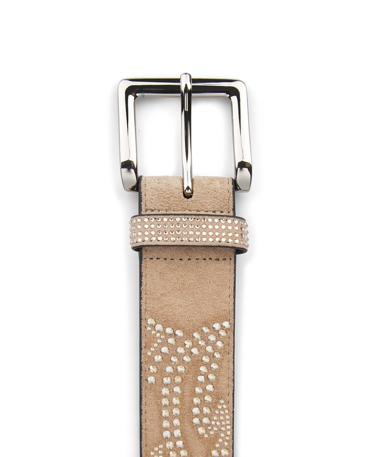 FLAMMENGÜRTEL MIT STRASSSTEINEN