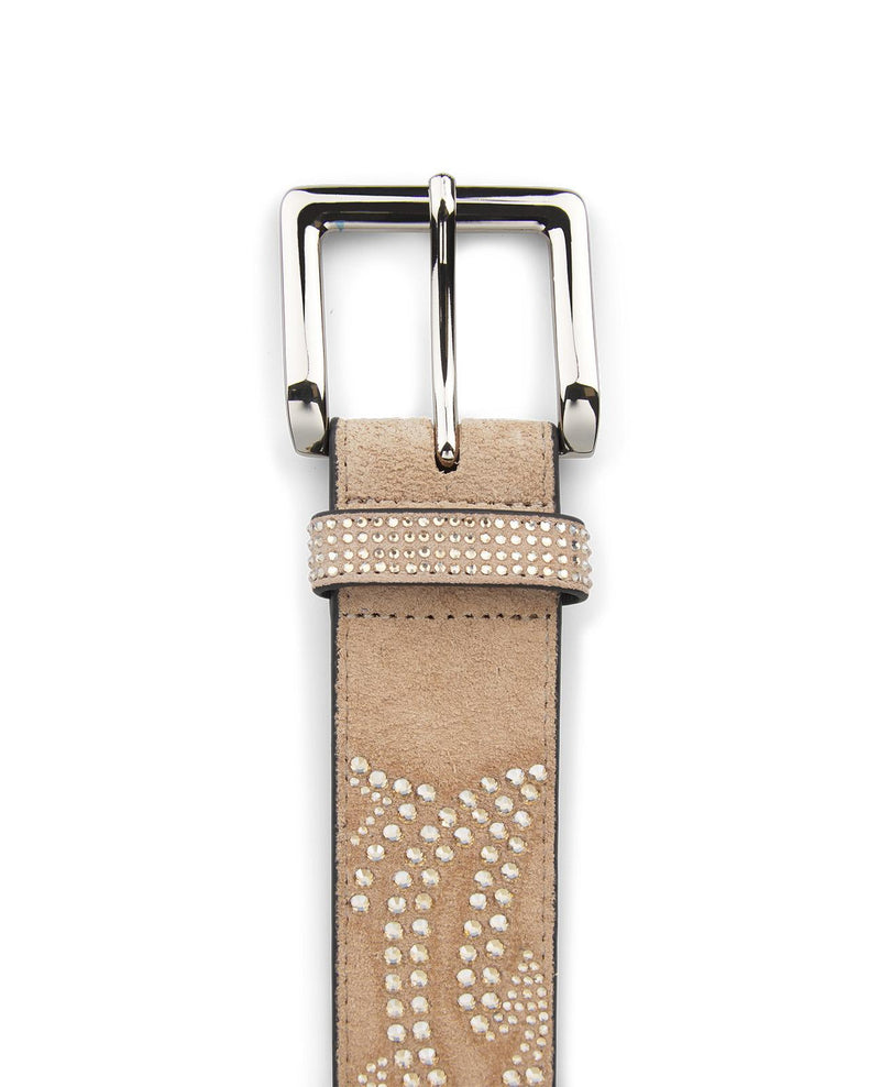 FLAMMENGÜRTEL MIT STRASSSTEINEN