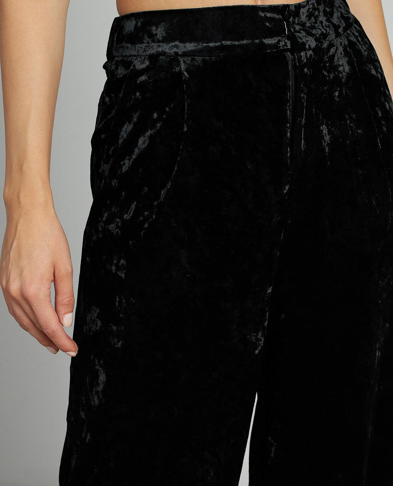 PANTALÓN TIRO ALTO TERCIOPELO