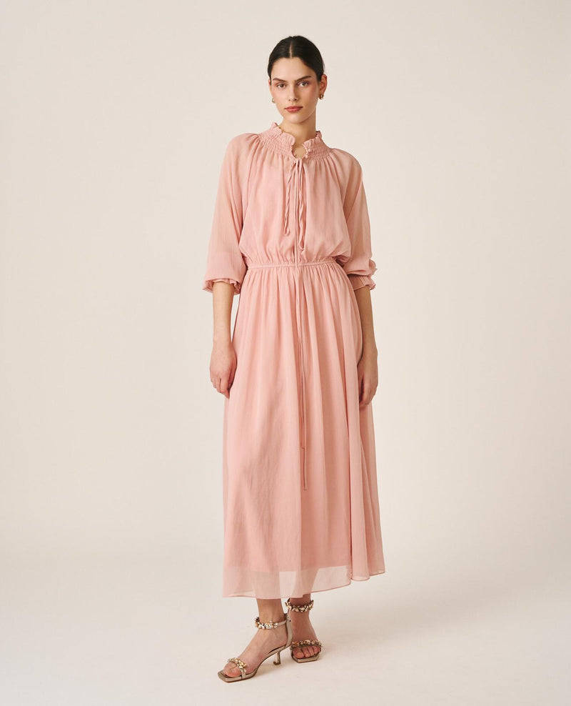 VESTIDO CUELLO FRUNCIDO