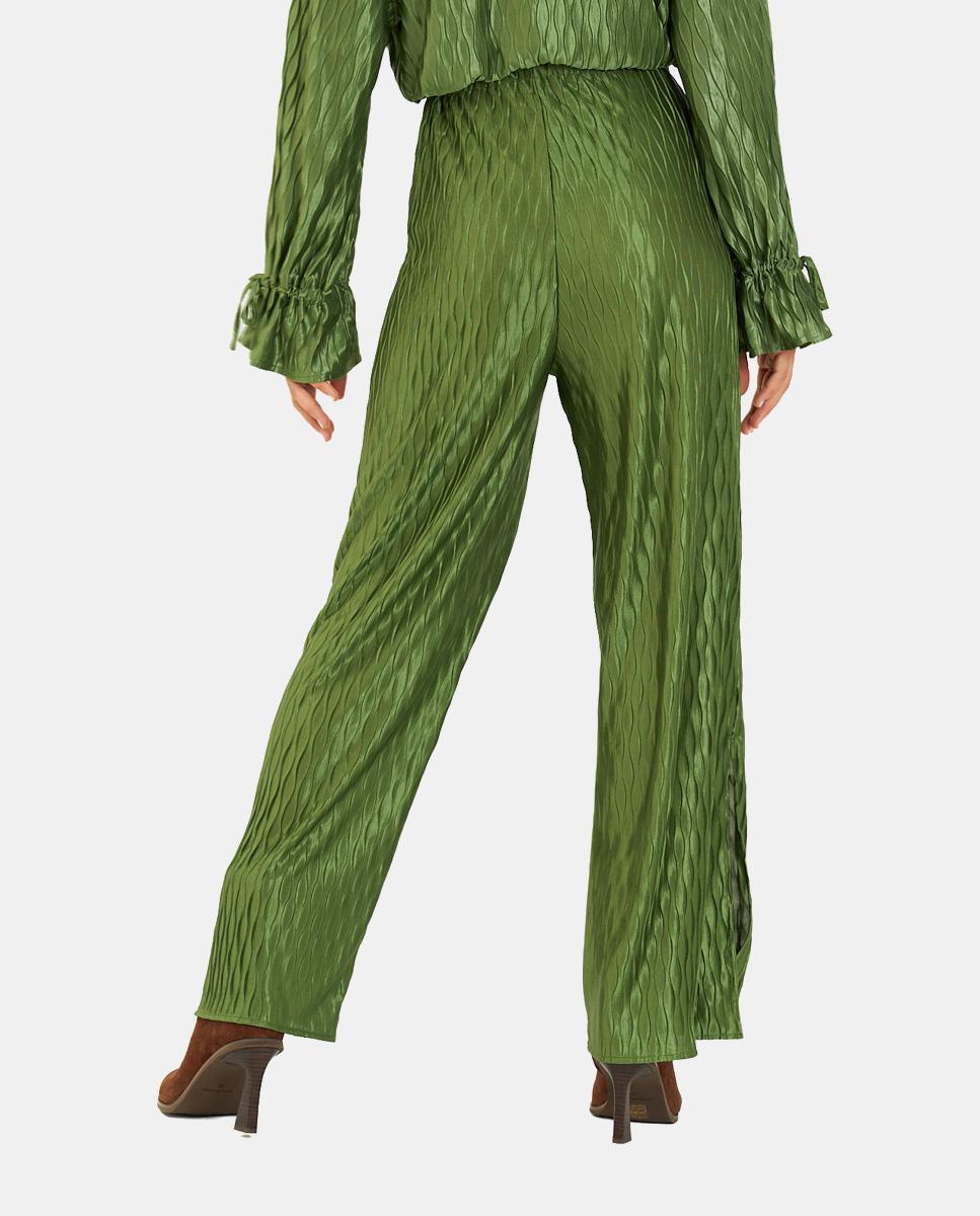 PANTALON FLUIDE TEXTURÉ