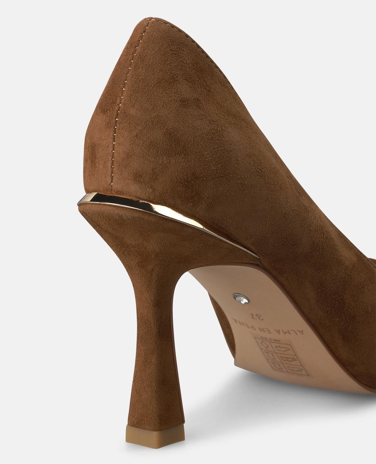 SCARPA CON TACCO A SPILLO IN PELLE