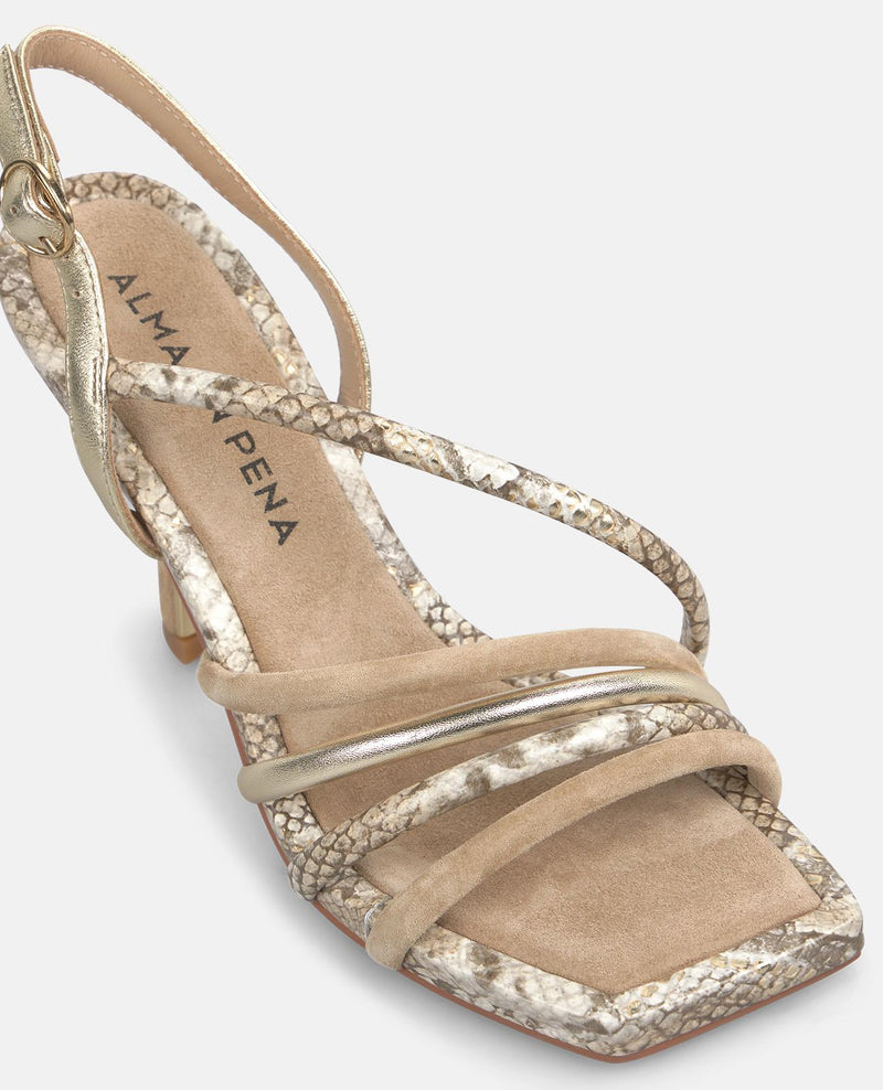 SANDALIA TACON COMBI TIRAS