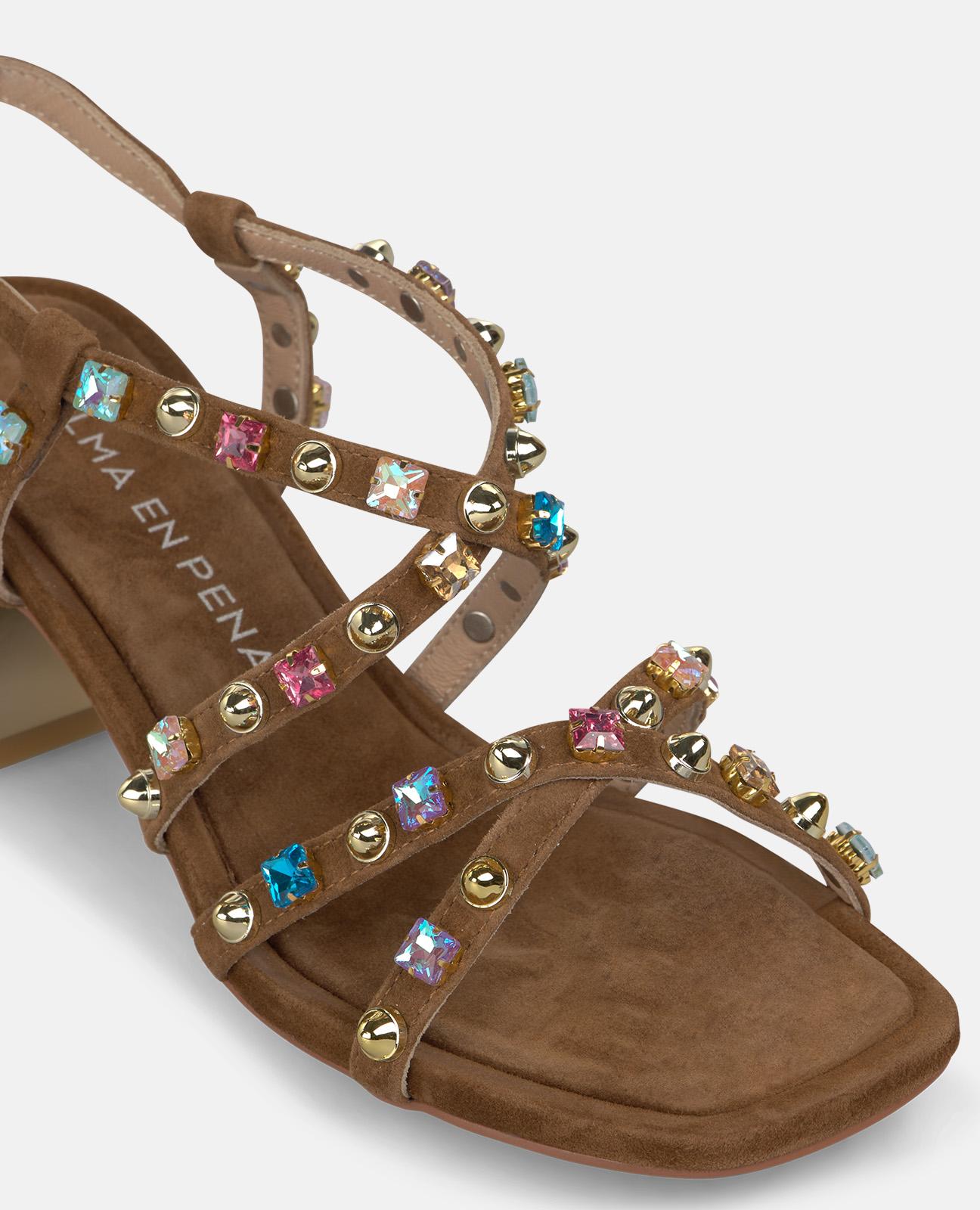 SANDALIA TACHUELAS BRILLANTES