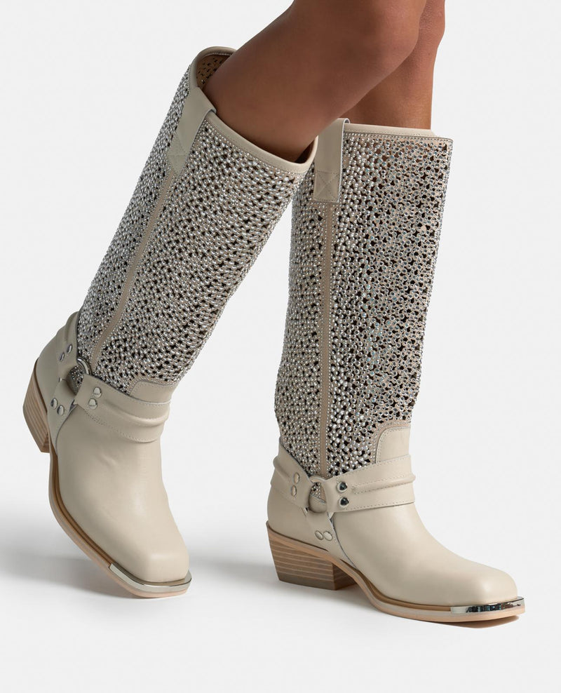 OPENWORK BOOT WITH DETAILS