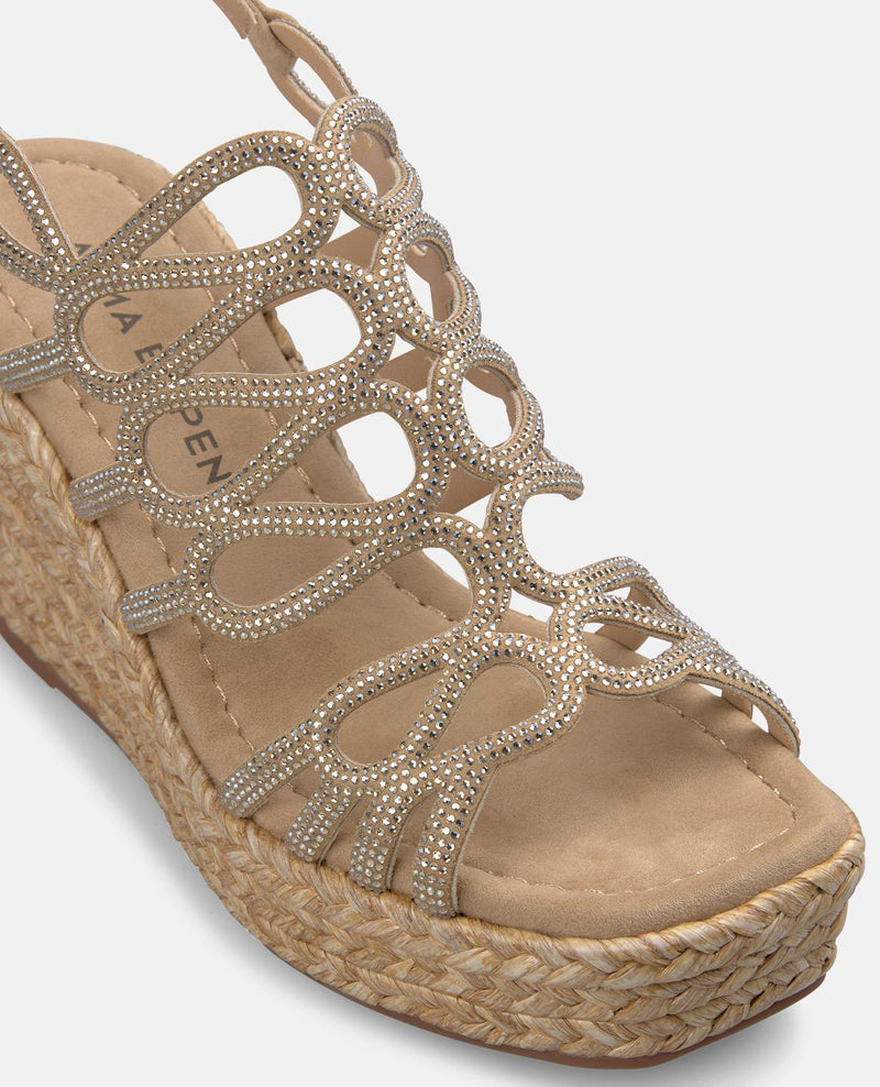 SANDALIA DE PLATAFORMA CUERPO ENTRELAZADO