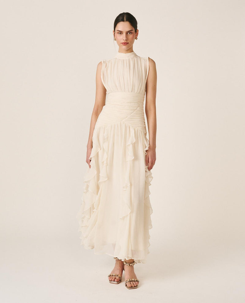 VESTIDO LARGO VOLANTES