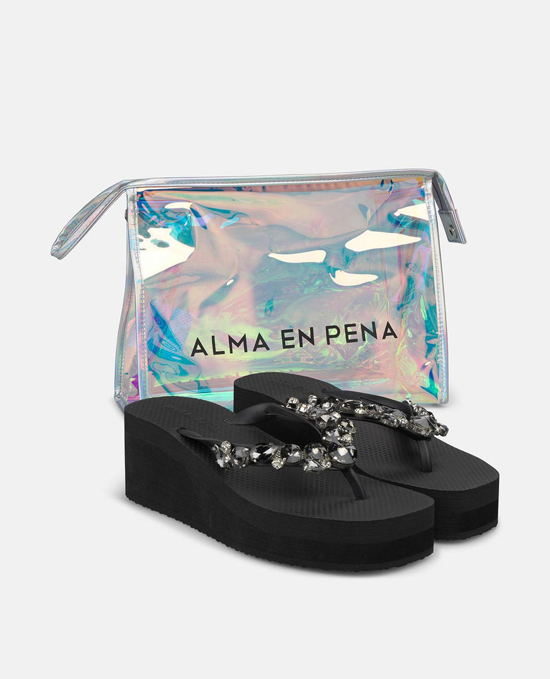 CHINELOS DE DEDO COM JÓIAS