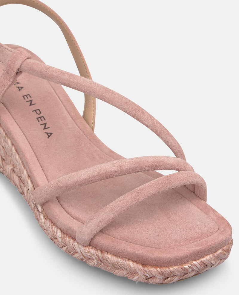 SANDALIA CUÑA TUBULAR