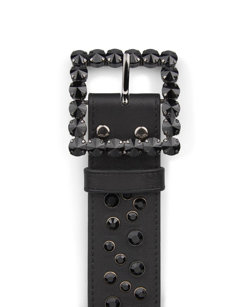 CEINTURE EN CUIR CLOUTÉ