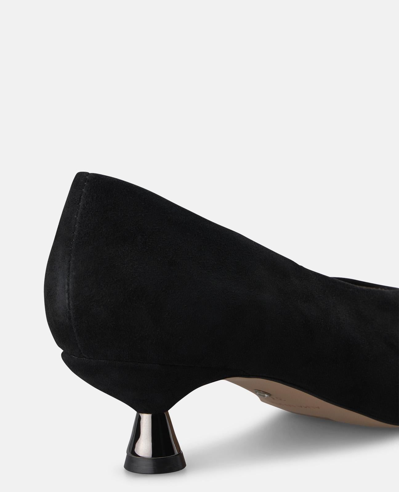 ZAPATO TACÓN CHUPETE DE ANTE