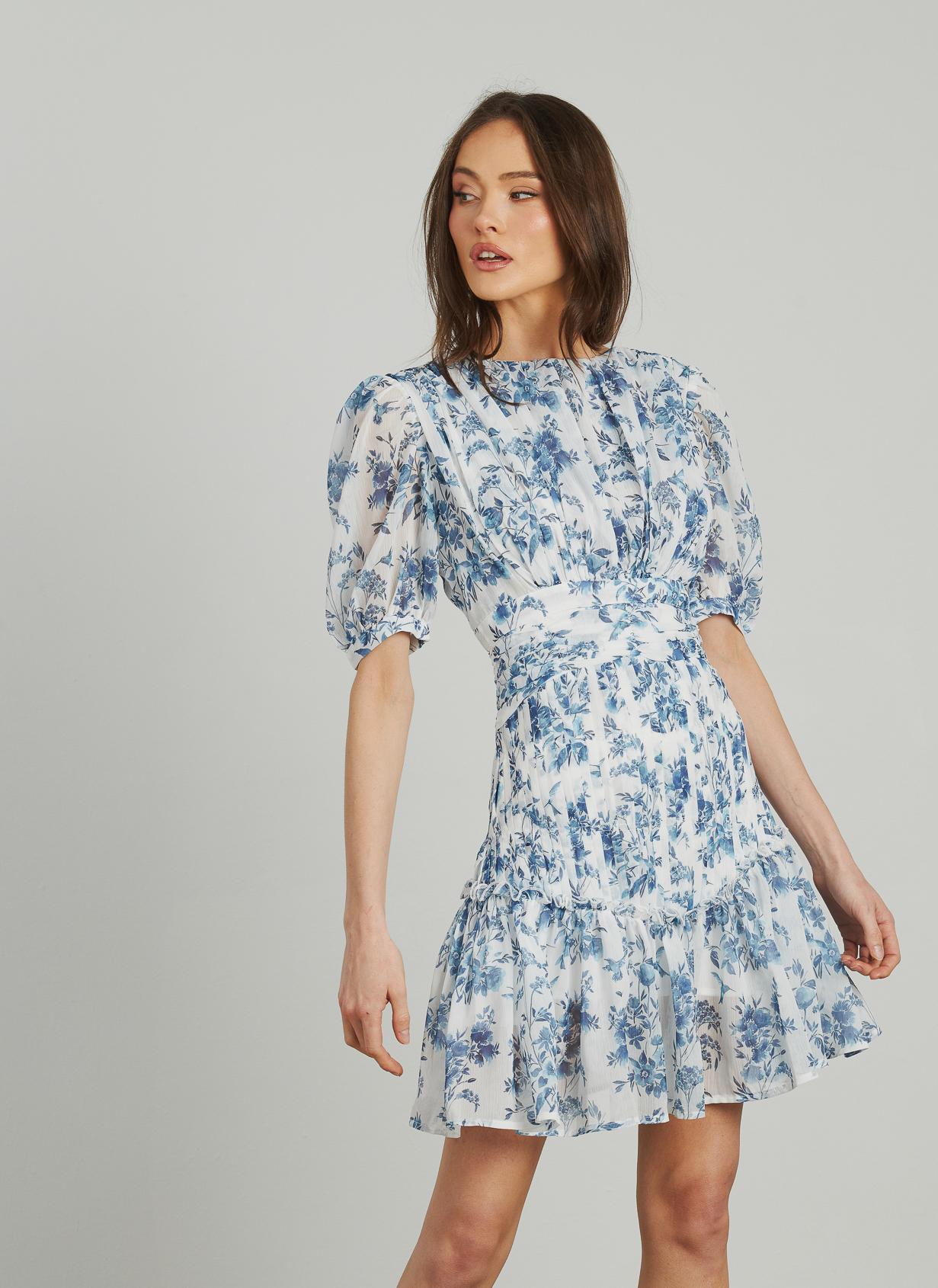 VESTIDO CORTO FRUNCES
