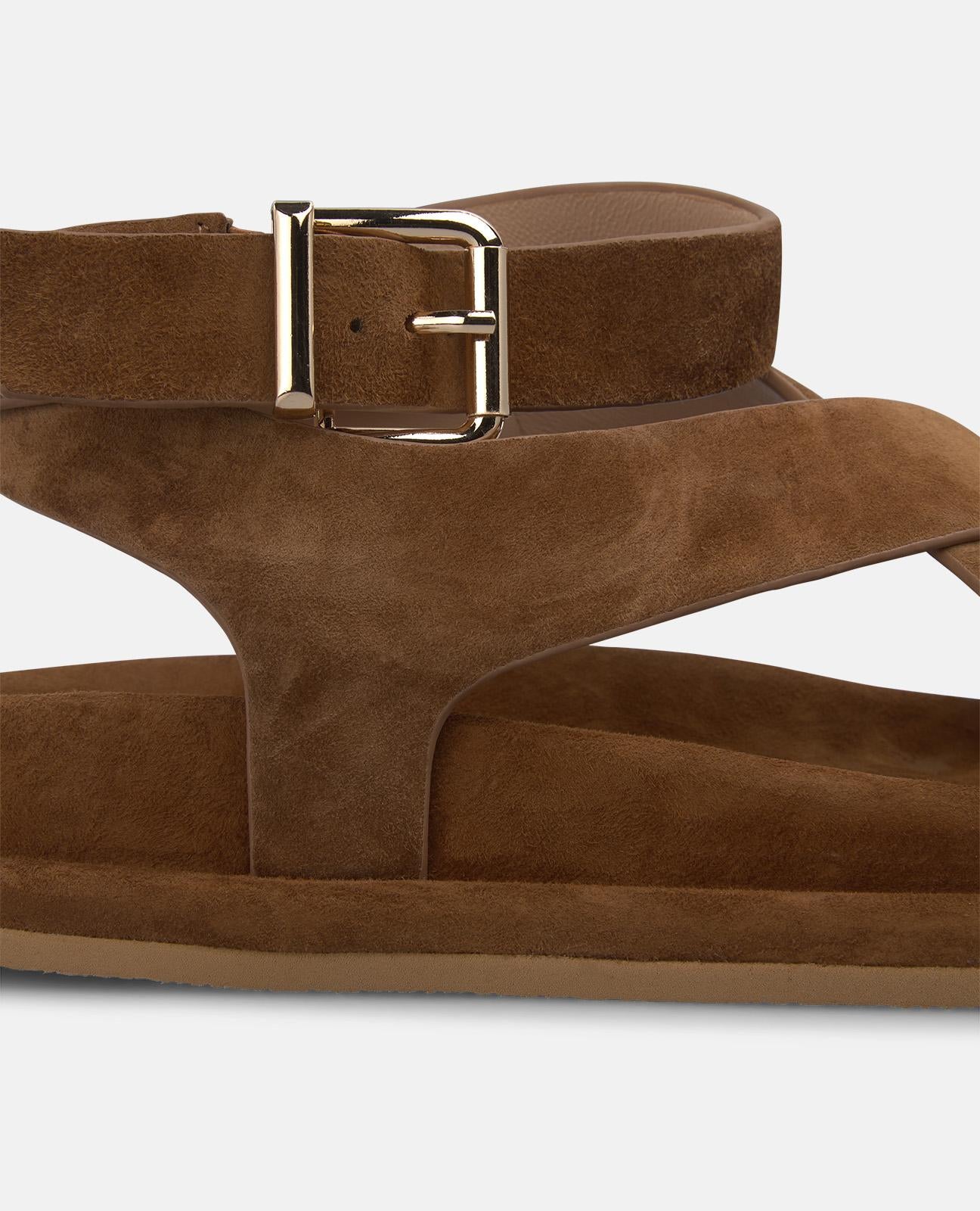 SANDALIA PLANA AL TOBILLO