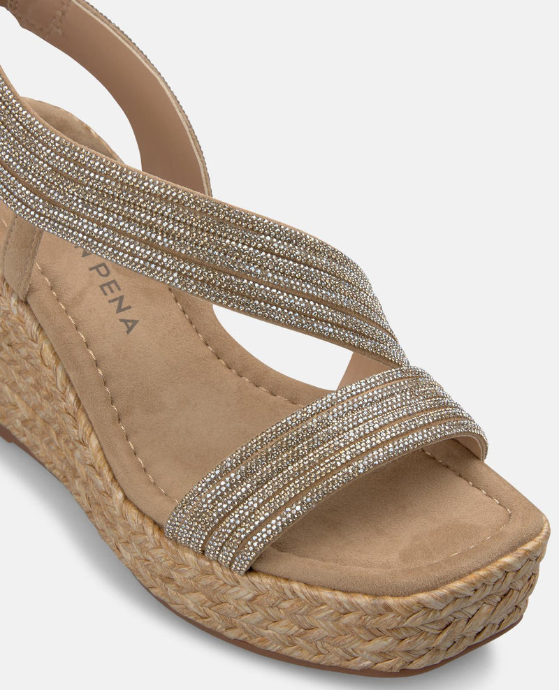 SANDALIA DE PLATADORMA ESPARTO DOBLE TIRA