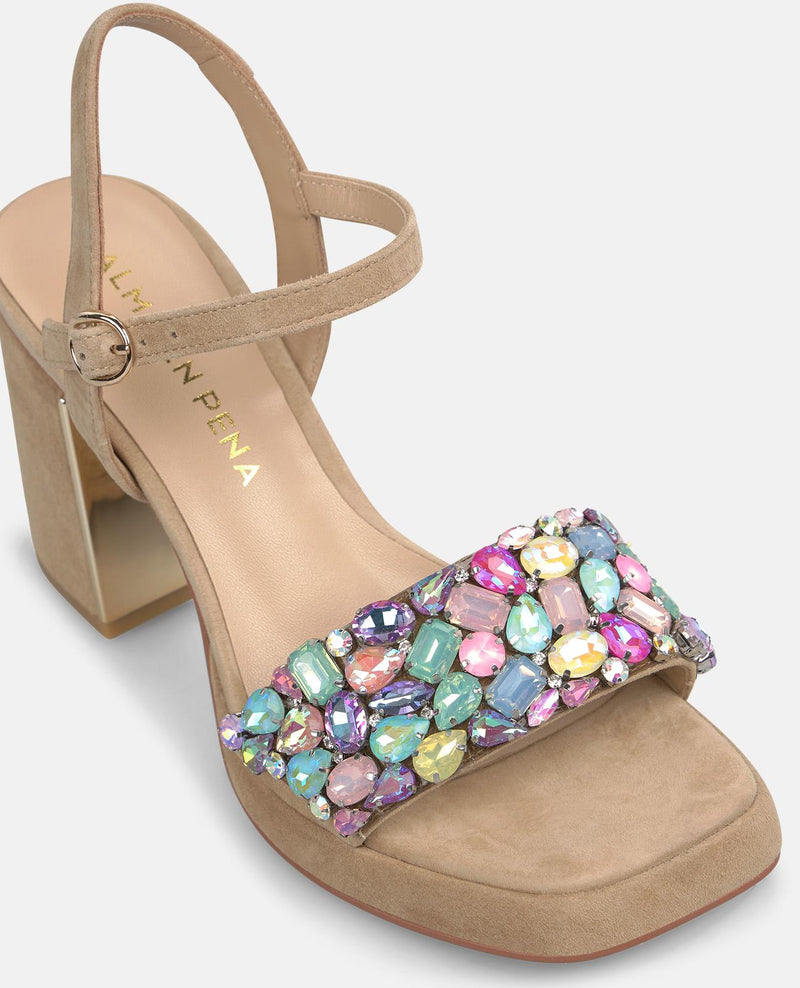 FRONT BEADED SANDAL