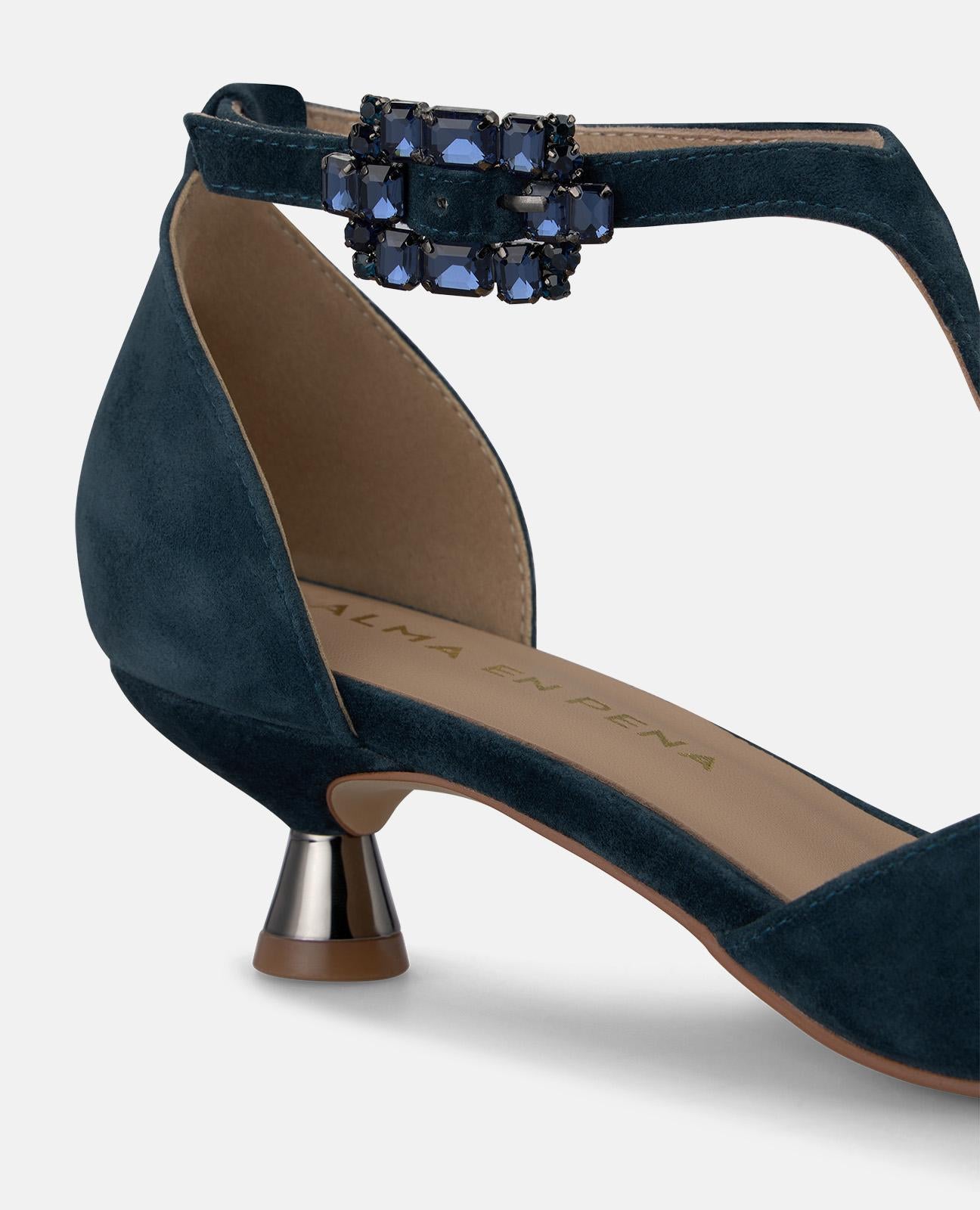 ZAPATO TACÓN CHUPETE DE ANTE