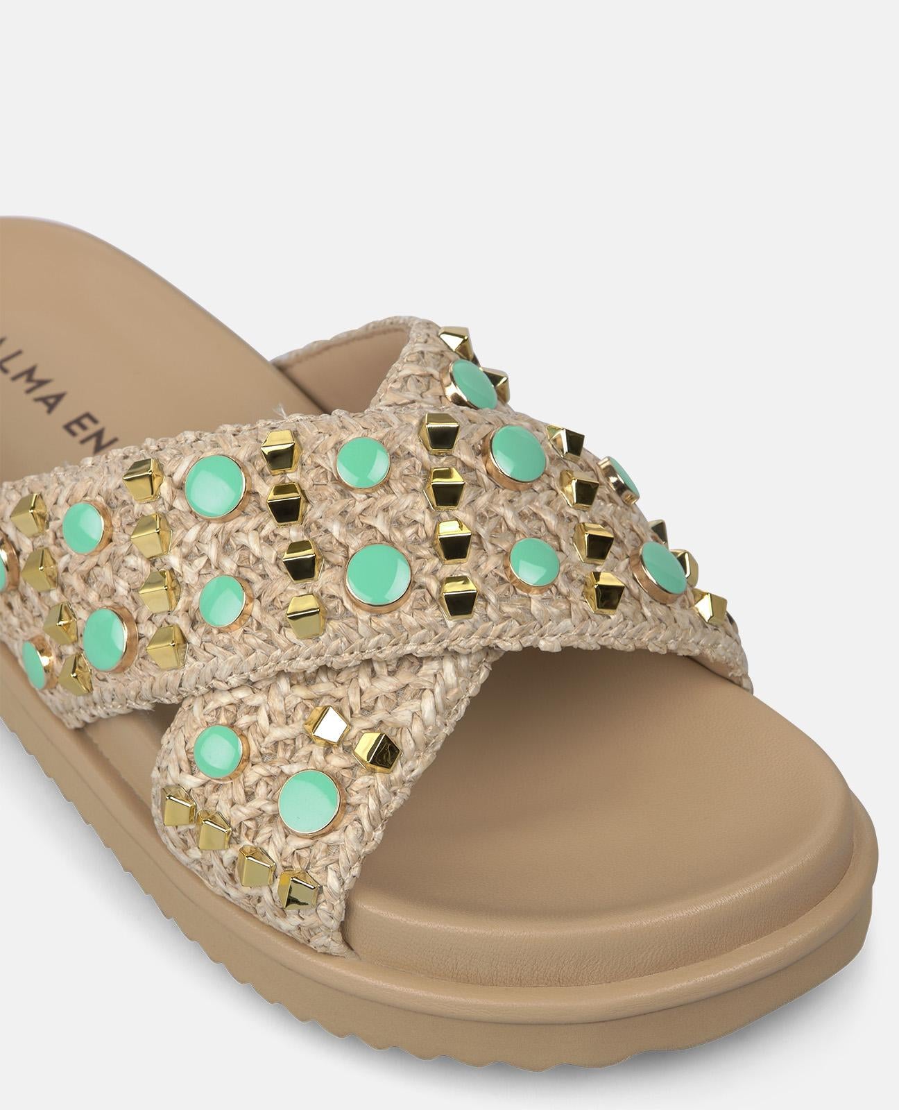 SANDALIA PLATAFORMA DOBLE TIRA CRUZADA