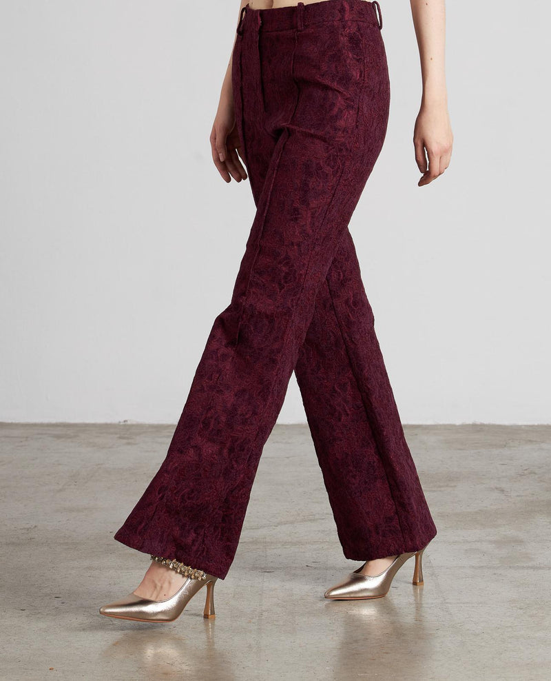 TEXTURED FLARE JEGGING