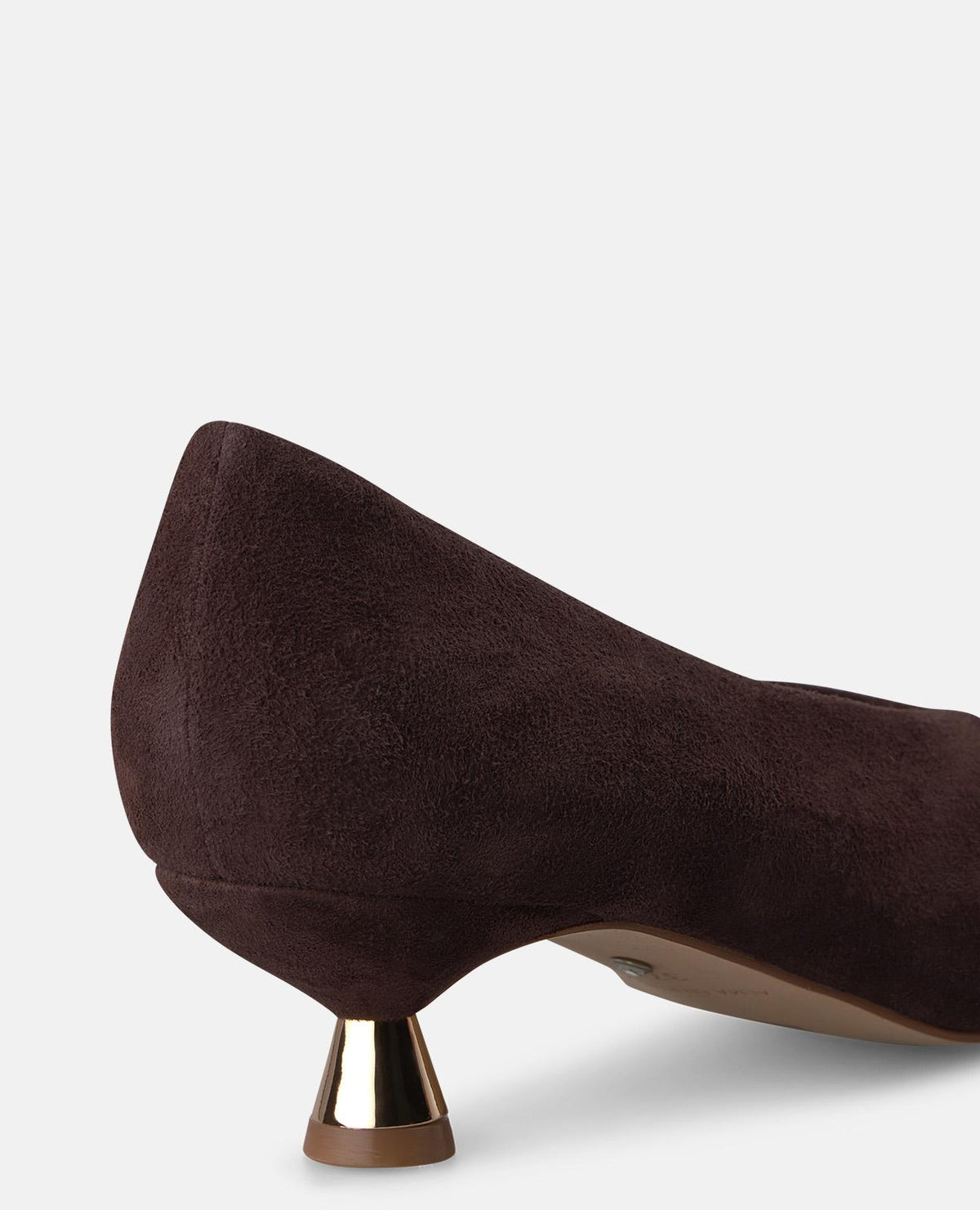 SCARPA CON TACCO "CHUPETE" IN PELLE SCAMOSCIATA